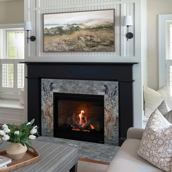 Get Ready for Fall with Custom Mosaic Art for Fireplaces