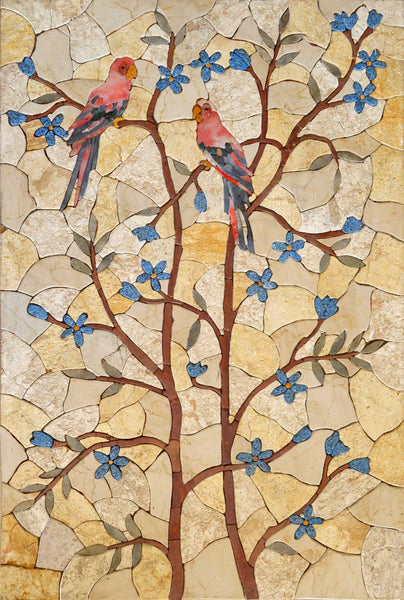 Nature's Patterns: Mosaics Inspired by Leaves, Flowers, and Trees