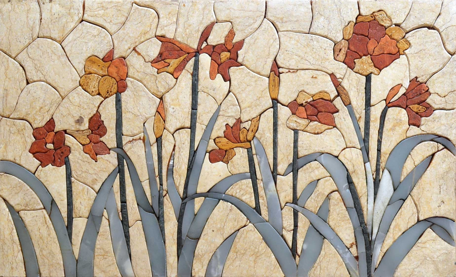 Flower Mosaic Art 