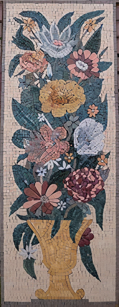 Mosaic Art - Peonies