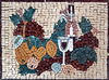 Abstract Fruit & Wine Mosaic Backsplash