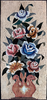 Mosaic Tile Designs - Rising Roses