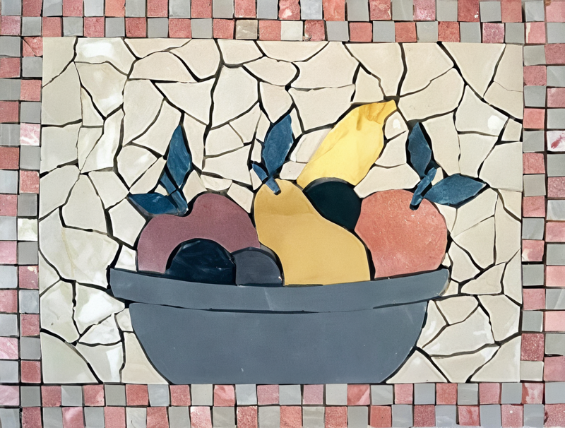 Winter Harvest - Petal Mosaic Fruit Bowl