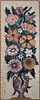 Gerbera Daisies and Carnation Floral Arrangement Mosaic