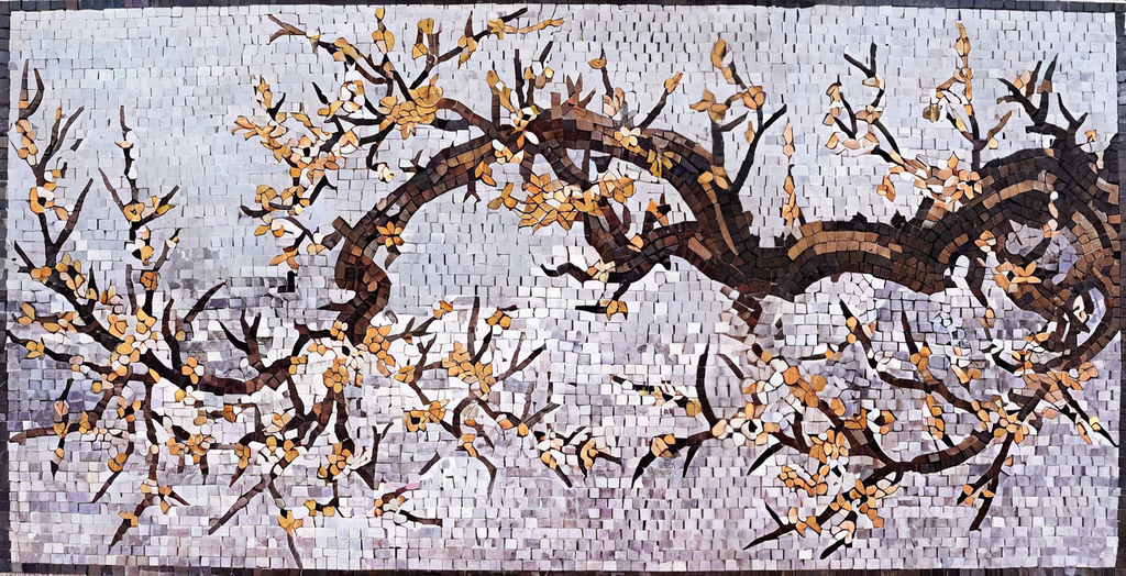 Mosaic Designs - Autumn Tree Trunk