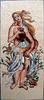 Woman Marble Mosaic