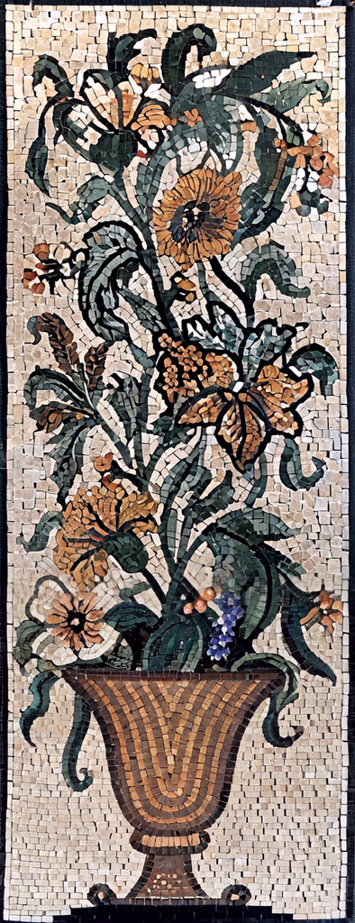 Mosaic Art - The Flower Pot