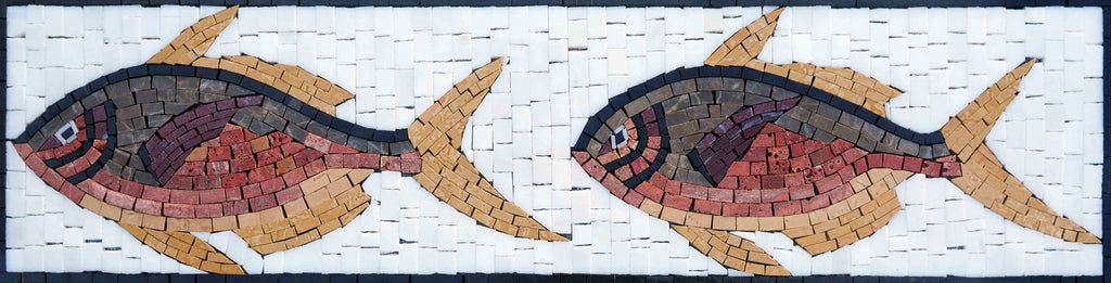 Fish Border Mosaic