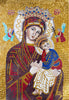 Santa Maria Portrait Mosaic Icon