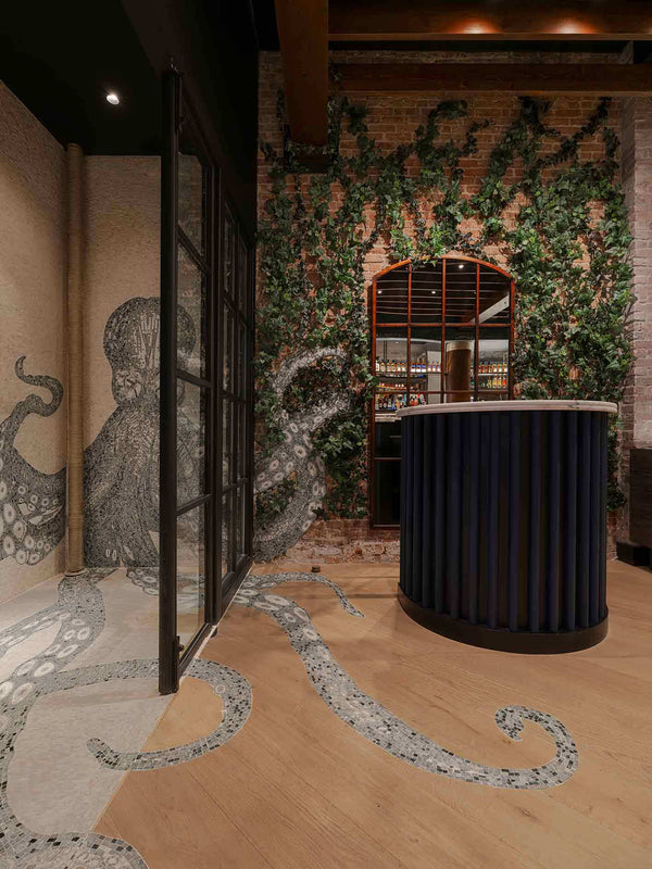 Oceanic Kraken: A Mosaic Masterpiece for a Culinary Haven