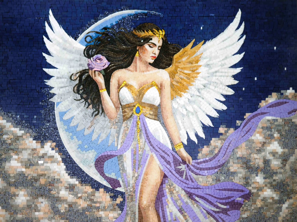 Celestial Grace: Angel of the Night