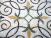 Intricate Arabesque Mosaic Backsplash Tile