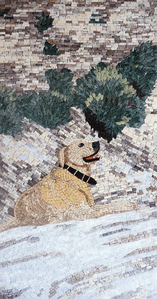 Unique Dog Mosaic for Home Decor