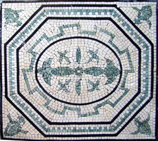 Geometric Marble Square - Laelia