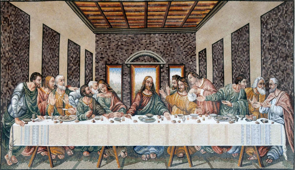 Тайная вечеря (Леонардо да Винчи) — фото с высоким разрешением 5381 px