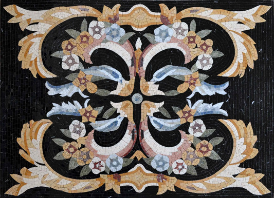 Mosaic Rug - Florelia Negro