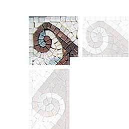 Egyptian Waves Mosaic Corner Design