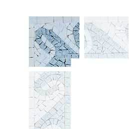 Ionian Wave Corner Mosaic Design