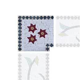 Ornamental Corner Mosaic Artwork