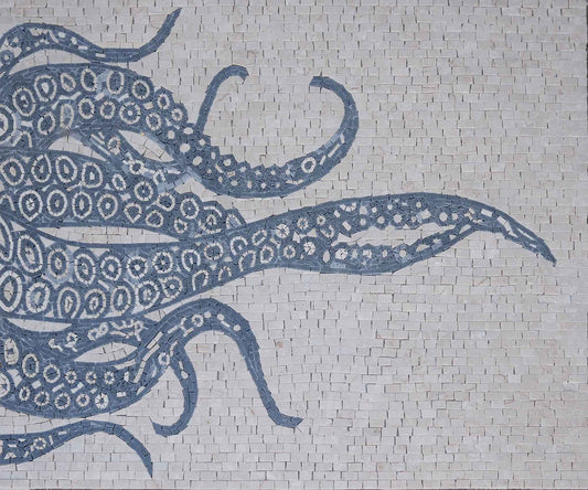 Marble Mosaic Art - Octopus Mosaic
