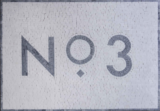 Mosaic House Number