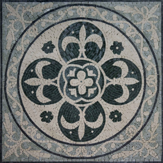 Fleurs De Lis - Mosaic Art | Geometric | Mozaico