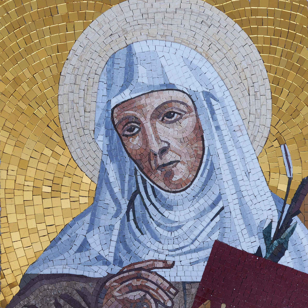 Saint Angela - Mosaic Art Portrait | Clearance | Mozaico
