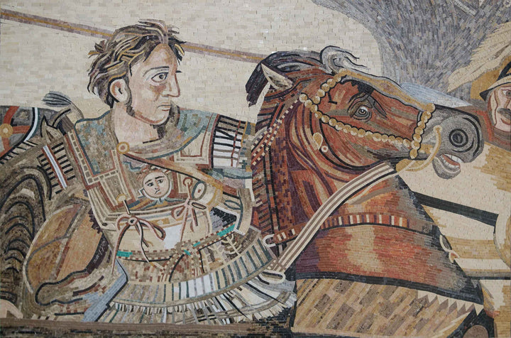 Mosaic Reproduction - Alexander The Great | Human figures | Mozaico